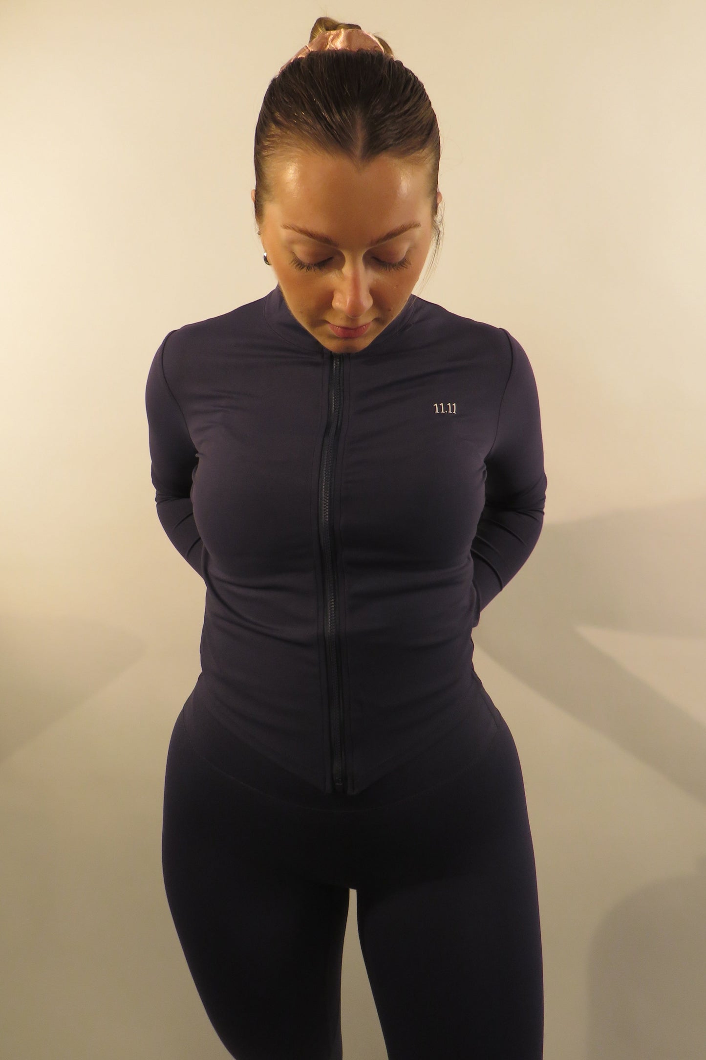 Contour Zip Up Jacket - Navy