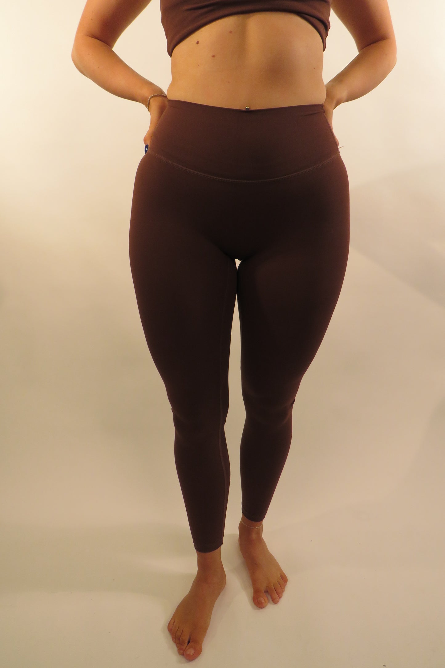 Contour Seamless Leggings - Coffee