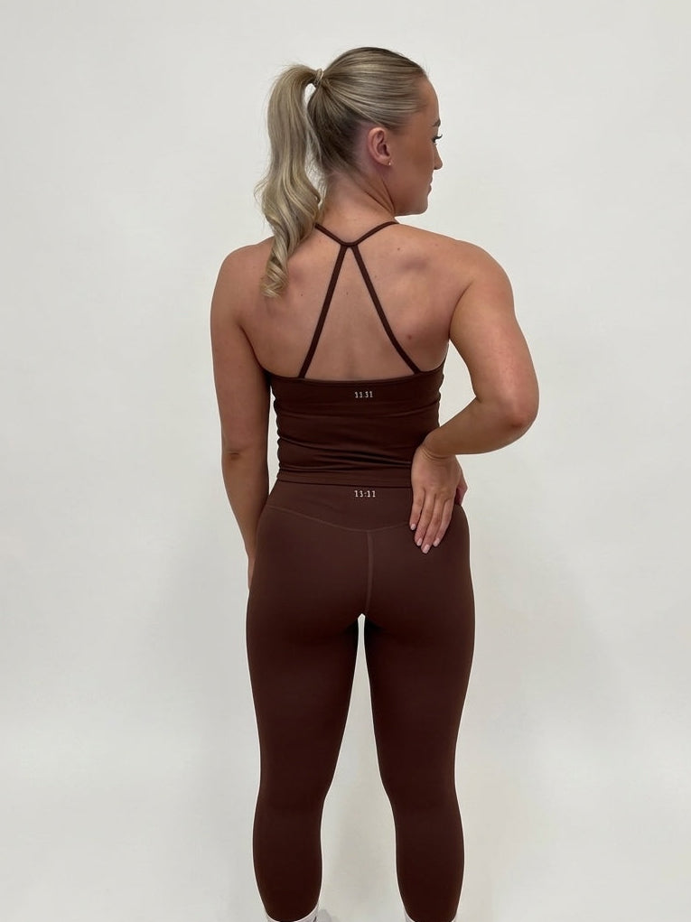 Contour Sports Top - Coffee