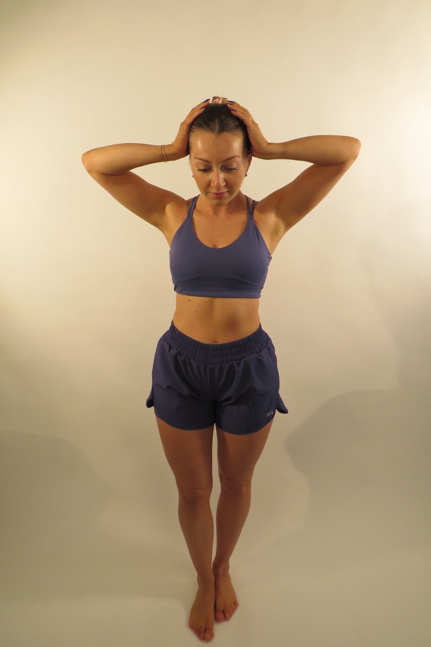 Align running shorts - Blue