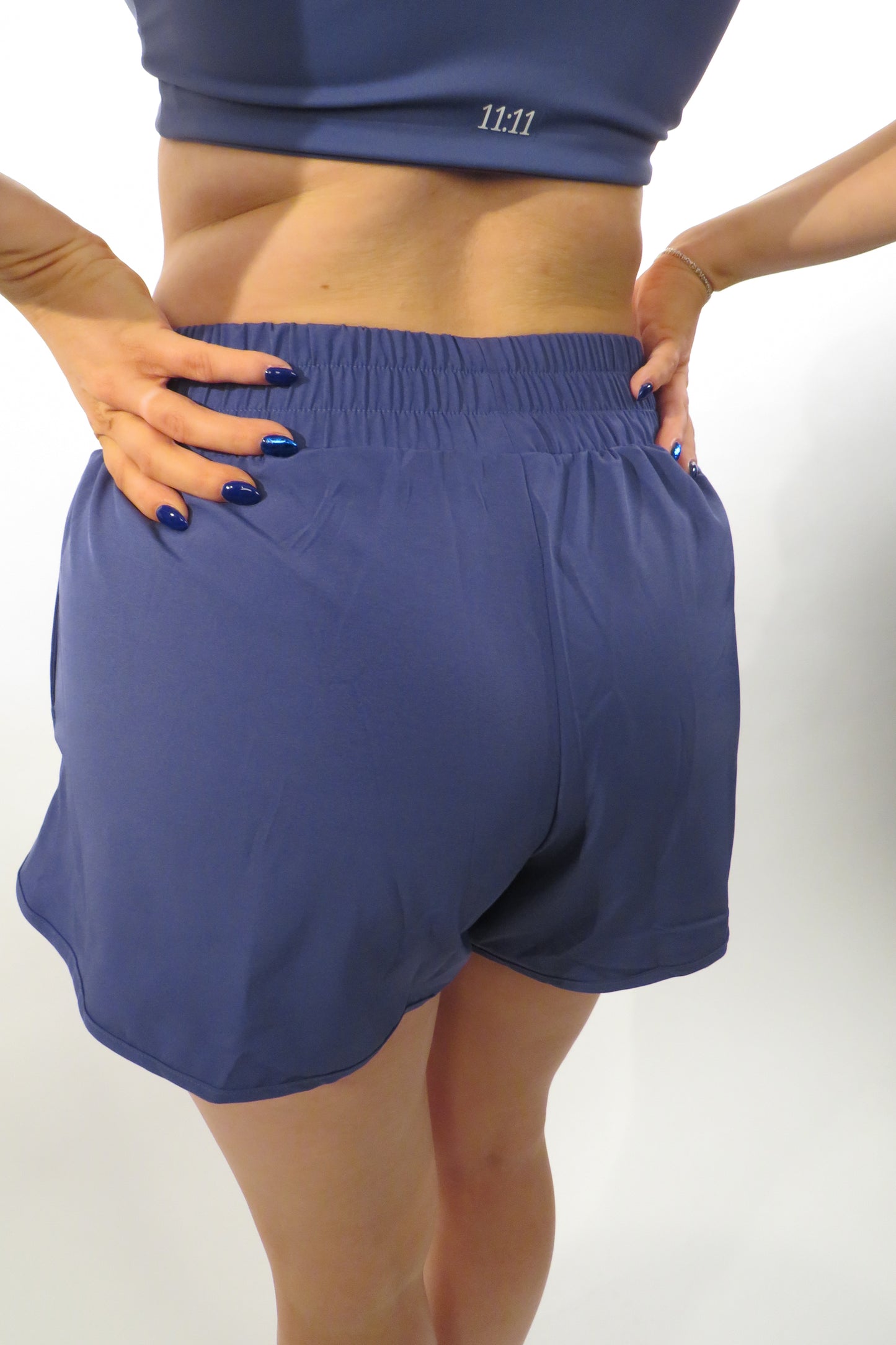 Align running shorts - Blue