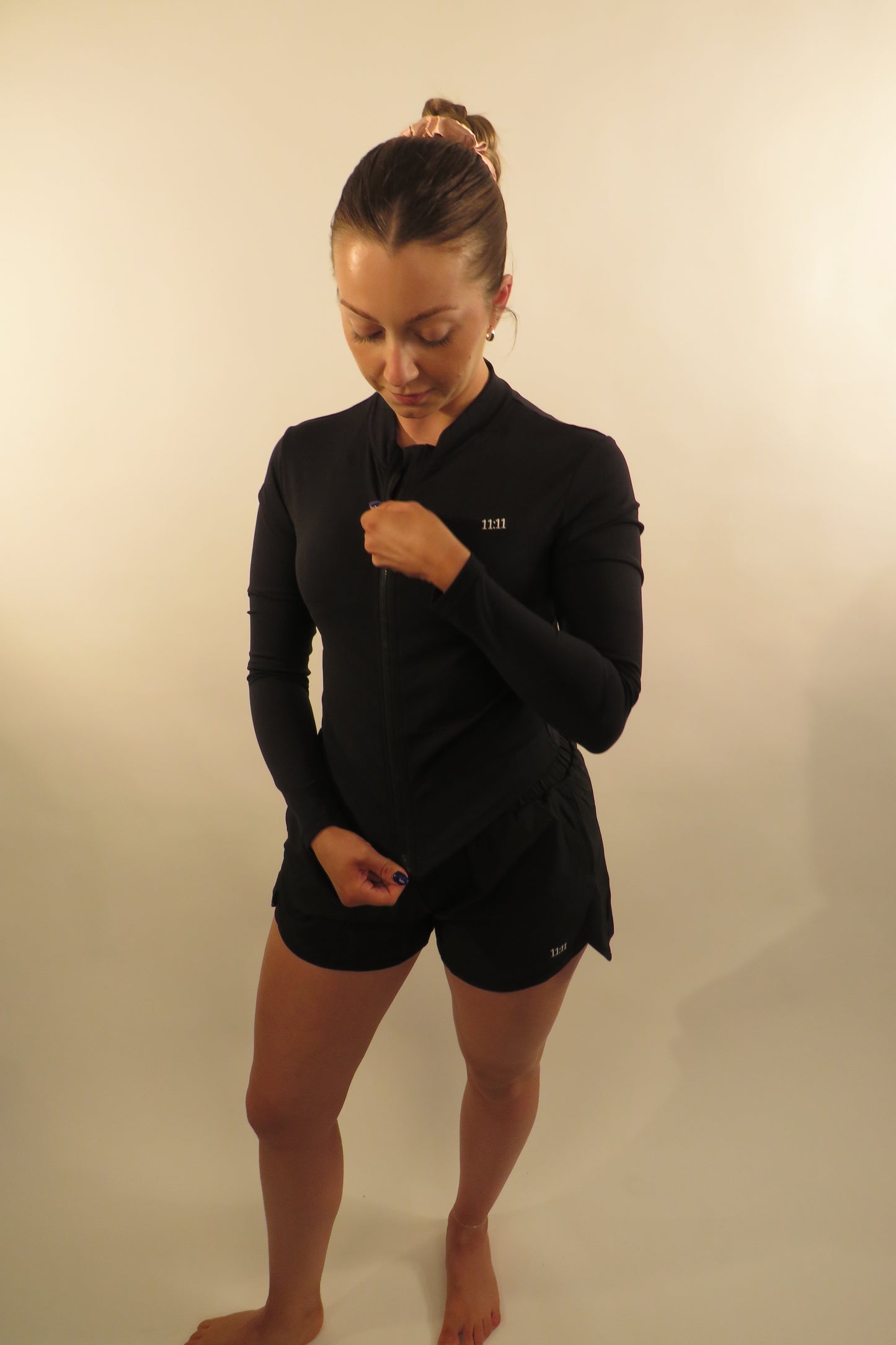 Align running shorts - Black