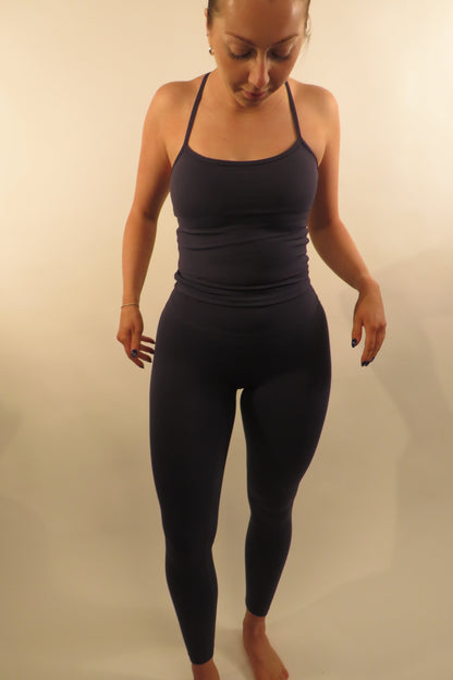 Contour Seamless Leggings - Navy