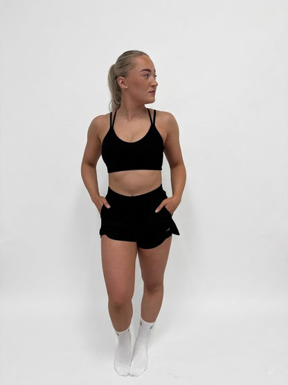 Align running shorts - Black