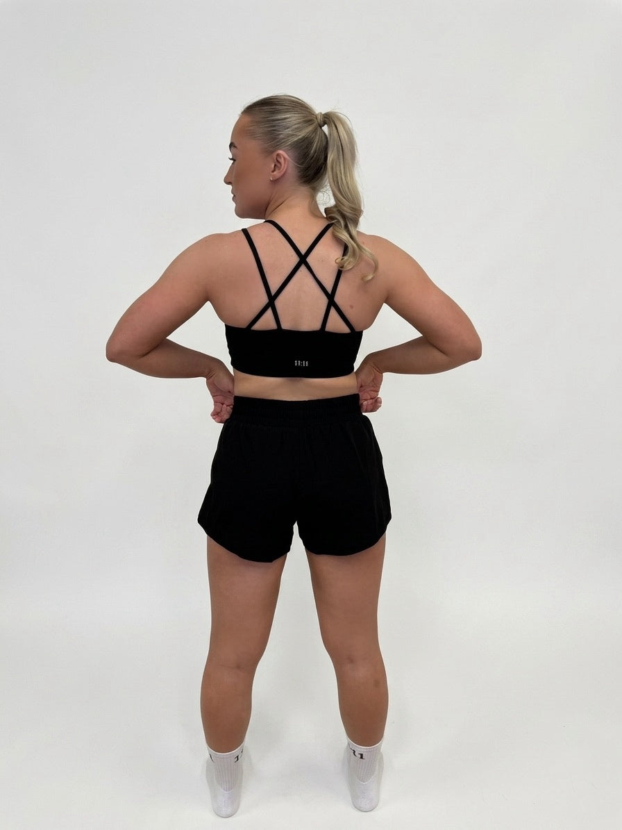 Align running shorts - Black