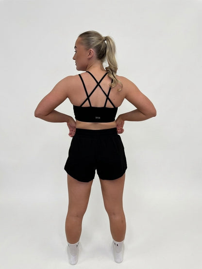 Align running shorts - Black