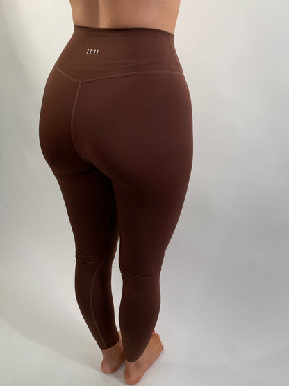 Contour Seamless Leggings - Coffee
